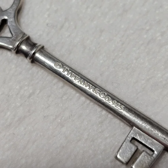 Tiffany & Co. Crown Key Silver Necklace - Picture 2 of 8